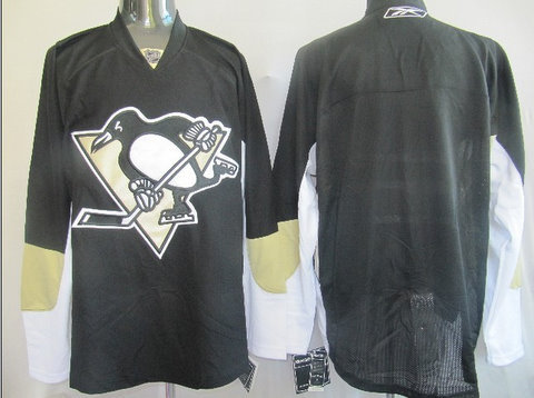 NHL Jerseys Pittsburgh Penguins Blank Black jersey NHL Jerseys Pittsburgh Penguins Blank Black jersey