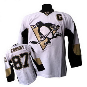 Pittsburgh Penguins 87 Sidney Crosby C Patch White Pittsburgh Penguins 87 Sidney Crosby C Patch White