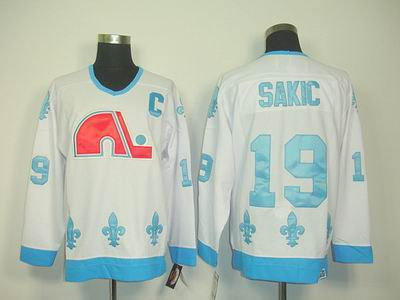 Quebec Nordiques 19 JOE SAKIC WHITE CCM Jerseys Quebec Nordiques 19 JOE SAKIC WHITE CCM Jerseys