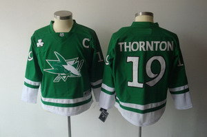 Kids Jerseys 2011 St Pattys Day San Jose Sharks 19 Kids Jerseys 2011 St Pattys Day San Jose Sharks 19