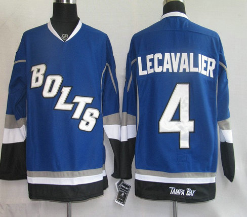 NHL Jerseys Tampa Bay Lightning 4# Vincent Lecavalier Blue NHL Jerseys Tampa Bay Lightning 4# Vincent Lecavalier Blue