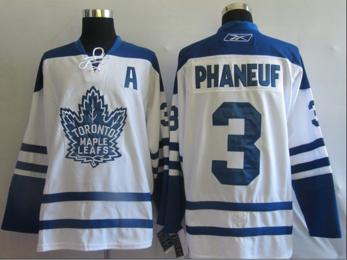 NHL Jerseys Pittaburgh Toronto Maple Leafs 3# Phaneuf white NHL Jerseys Pittaburgh Toronto Maple Leafs 3# Phaneuf white