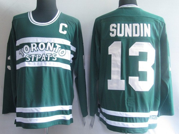 NHL Jerseys Pittaburgh Toronto Maple Leafs 13# Sundin Green(CCM