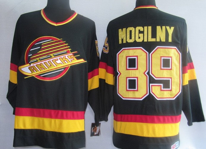 Nhl  jerseys Vancouver Canucks 89# Mogilny Black(CCM