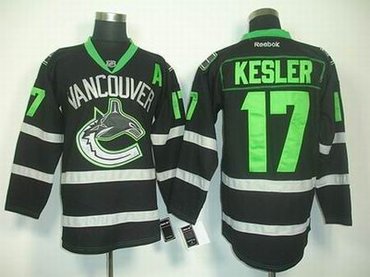 Vancouver Canucks 17 KESLER black ice jerseys