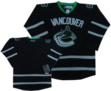 Vancouver Canucks blank Black Ice Jersey