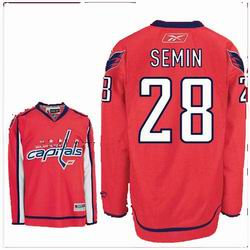 jerseys Washington Capitals 28 semin red4