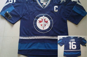 2012 new Winnipeg Jets 16 LADD blue jersey