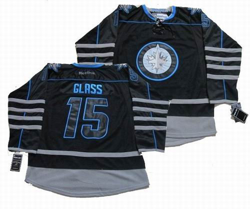 Winnipeg Jets 15 Tanner Glass black ice jerseys Winnipeg Jets 15 Tanner Glass black ice jerseys