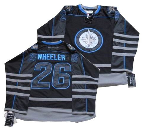 Winnipeg Jets 26 Blake Wheeler black ice Jersey Winnipeg Jets 26 Blake Wheeler black ice Jersey