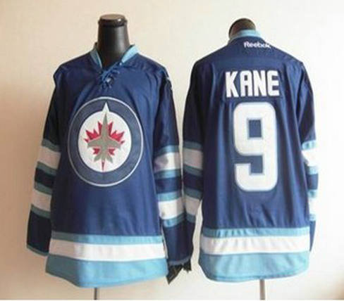 kids 2011 new Winnipeg Jets 9 Evander Kane blue jerseys