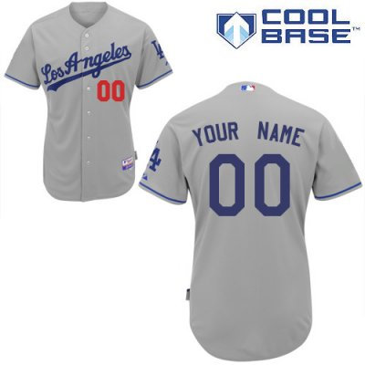 Customized Los Angeles Dodgers Jersey Grey Road 1955 Champions Anniversary Patch Baseball Jersey Customized Los Angeles Dodgers Jersey Grey Road 1955 Champions Anniversary Patch Baseball Jersey