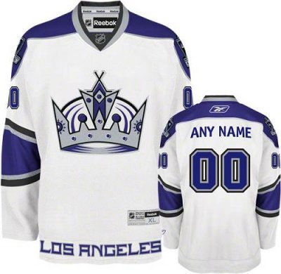 Customized Los Angeles Kings Jersey White Road Man  Jersey