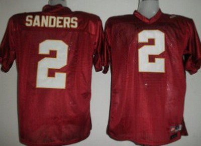 ncaa Florida State Seminoles #2 Sanders Red[Kids]