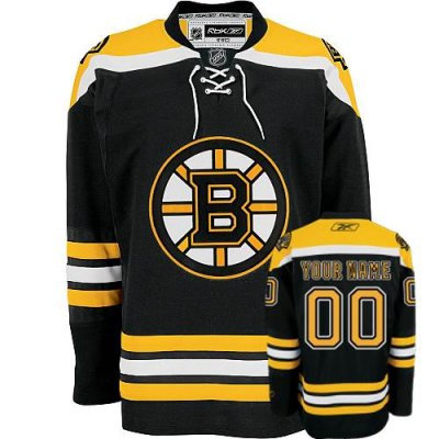Boston Bruins Black Customized Jersey Boston Bruins Black Customized Jersey