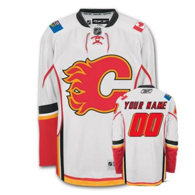 Calgary Flames Road Customized  Jersey