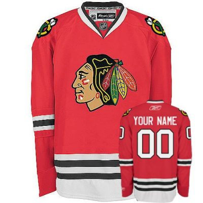 Chicago Blackhawks Home Customzied  Jersey