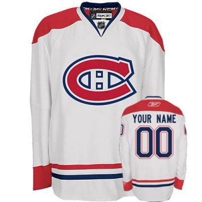 Montreal Canadiens white Customized Jersey Montreal Canadiens white Customized Jersey