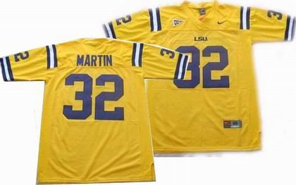 NCAA LSU Tigers 32 martin yellow jerseys NCAA LSU Tigers 32 martin yellow jerseys