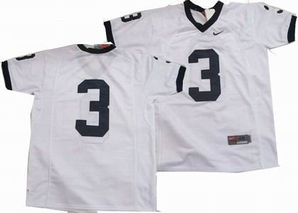 NCAA Penn State University 3 White Jersey