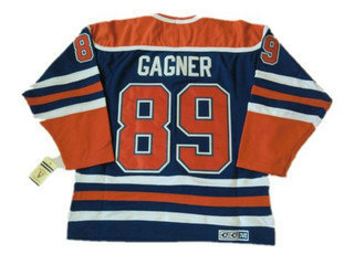 NHL Jerseys Edmonton Oilers 89 GAGNER blue