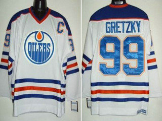 NHL jerseys edmonton oilers 99 GRETZKY white
