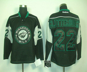 Minnesota Wild 22 clutterbuck black ice nhl jerseys Minnesota Wild 22 clutterbuck black ice nhl jerseys