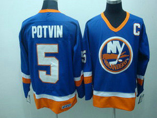 NHL jerseys New York Islanders 5 Denis Potvin CCM Vintage Thr ( C)