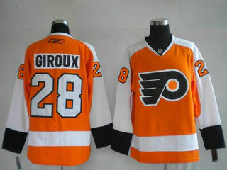 kids NHL Jerseys Philadelphia Flyers 28 GIROUX Orange kids