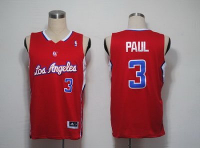 NBA Jerseys Los Angeles Clippers 3 PAUL Red LAC