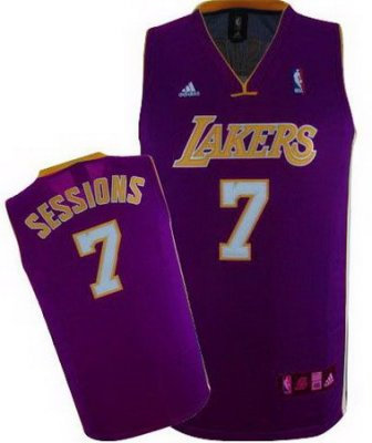 Los Angeles Lakers #7 Ramon Sessions Purple Swingman Jerseys Los Angeles Lakers #7 Ramon Sessions Purple Swingman Jerseys