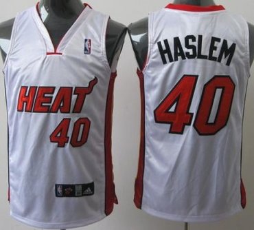 Miami Heat 40 Udonis Haslem White NBA Jerseys Miami Heat 40 Udonis Haslem White NBA Jerseys