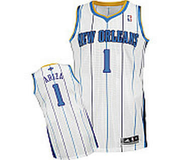 New Orleans Hornets 1# Trevor Ariza Revolution 30 Authentic Home Jersey
