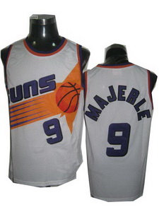 Phoenix Suns 9# MAJERLE Soul Swingman white Jersey
