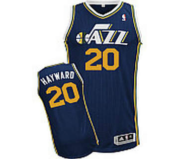 Utah Jazz 20# Gordon Hayward Revolution 30 Authentic Road Jersey