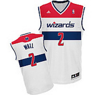 Washington Wizards 2# John Wall WHITE JERSEYS
