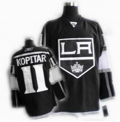 youth Los Angeles Kings #11 Anze Kopitar black Jerseys