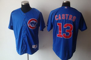 Chicago Cubs 13 Starlin castro Blue jerseys Chicago Cubs 13 Starlin castro Blue jerseys