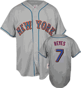 New York Mets 7 Jose Reyes Road Jersey