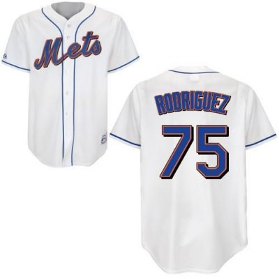 New York Mets 75 Rodriguez All White Jersey New York Mets 75 Rodriguez All White Jersey