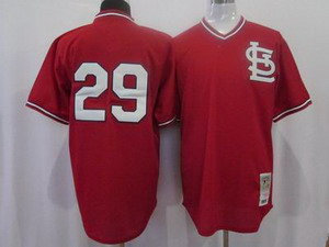 St. Louis Cardinals Authentic 29 Coleman red Throwback Jersey