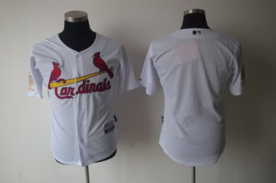 St. Louis Cardinals Blank white Cool base Jerseys 2011 World Series Patch