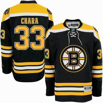 Boston Bruins 33 Chara Black  Jersey
