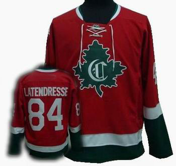 Montreal Canadiens #84 Guillaume Latendresse Stitched Replithentic New CD Red Jersey