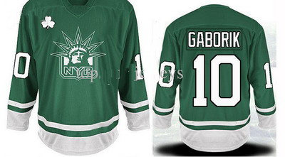 New York Rangers Authentic NHL St Patty's Day Jerseys #10 Marian Gaborik Jersey New York Rangers Authentic NHL St Patty's Day Jerseys #10 Marian Gaborik Jersey