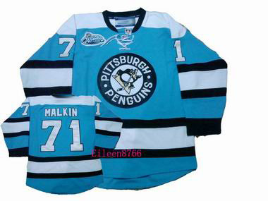 RBK  jerseys,Pittsburgh Penguins 71# E.Malkin blue