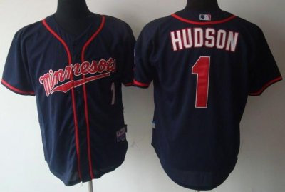 Minnesota Twins 1 Hudson DK.Blue MLB Jersey Minnesota Twins 1 Hudson DK.Blue MLB Jersey