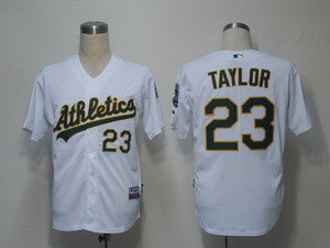 MLB Jerseys Oakland Athletics 23 Taylor White Cool Base MLB Jerseys Oakland Athletics 23 Taylor White Cool Base