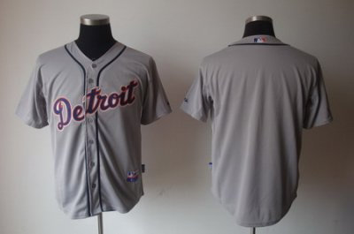2012 Detroit Tigers Blank Grey MLB Jerseys