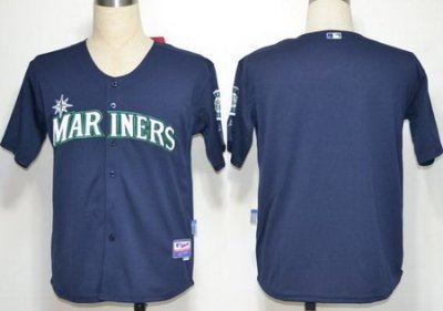 Seattle Mariners Blank Blue MLB Jerseys